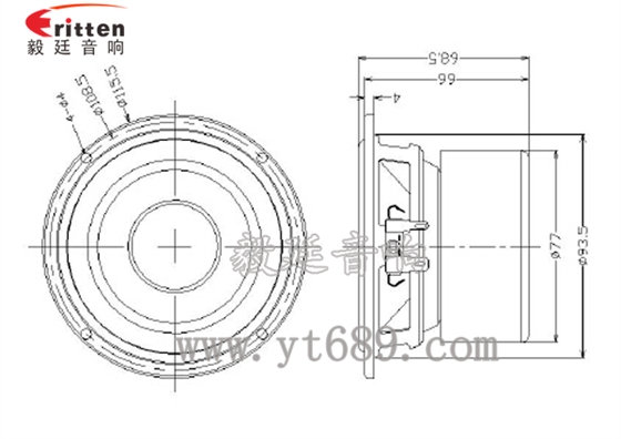 4寸HiFi音箱喇叭成品圖
