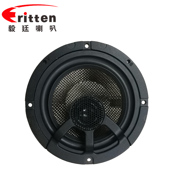 6.5寸碳纖盆/橡膠邊100w高端汽車(chē)同軸喇叭 6.5寸碳纖盆/橡膠邊100w高端汽車(chē)同軸喇叭
