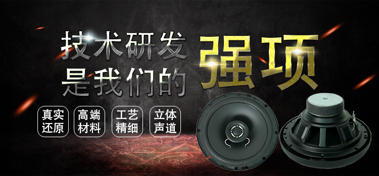 6.5寸(179.5mm)25芯泡邊PP盆120W外同軸全頻汽車?yán)? width= 6.5寸(179.5mm)25芯泡邊PP盆120W外同軸全頻汽車?yán)? style=