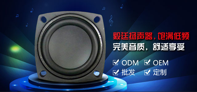 毅廷揚聲器，飽滿低頻