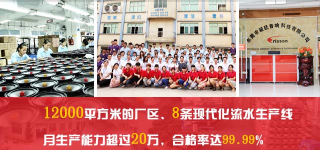 12000平方米廠區(qū)，8條現(xiàn)代化流水生產(chǎn)線